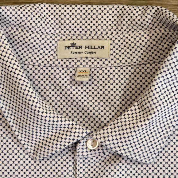 Peter Millar Summer Comfort Golf Polo Men's Size 2XL XXL Kiawah The Ocean Course - Picture 4 of 9